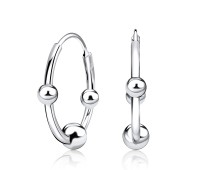 Fashion Silver Hoop Earring HO-1750